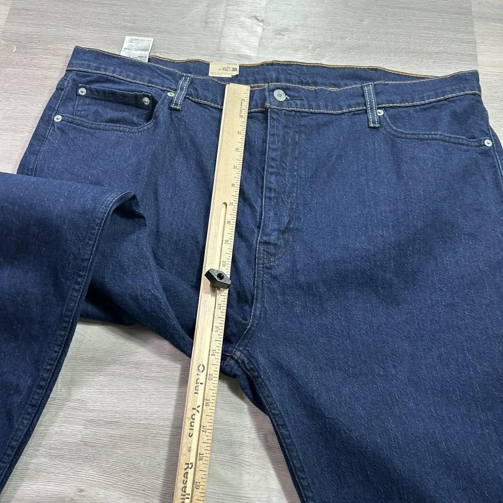 NEW Levis 505 Jeans‎ Mens 44x32 Blue Regular Straight Flex Denim Big & Tall